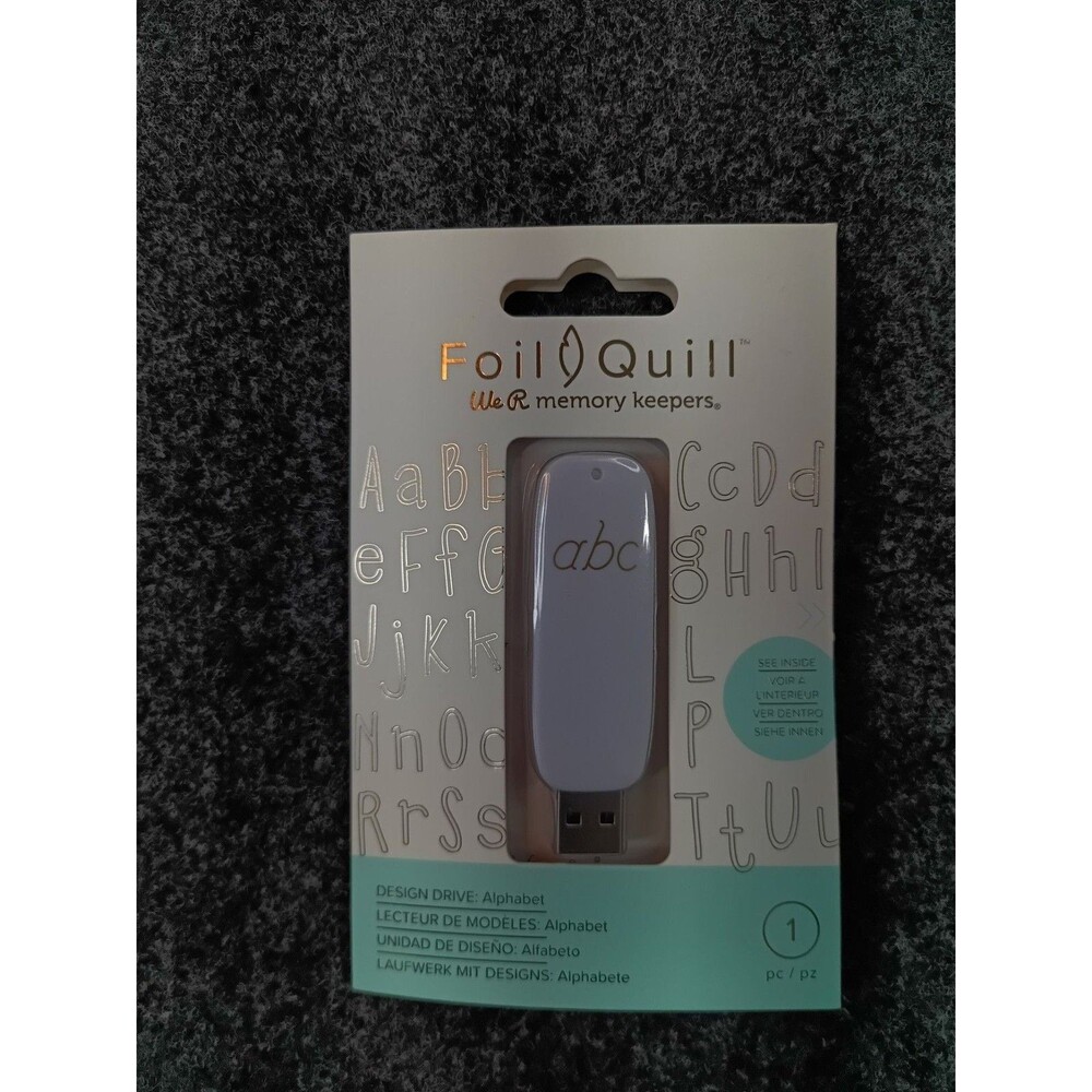 We R Memory Keepers Foil Quill USB Design Drive - Alphabet (661209)